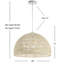 Luminaire suspendu en forme de dôme à 1 lumière Khorawa-1897602563-1890144456-1919875262