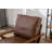 Juntier Faux Leather Armchair with Ottoman-1226973308