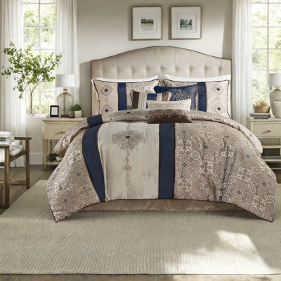 Ensembles de literie pour très grand lit de luxe, jacquard en polyester, confort moderne pour la maison