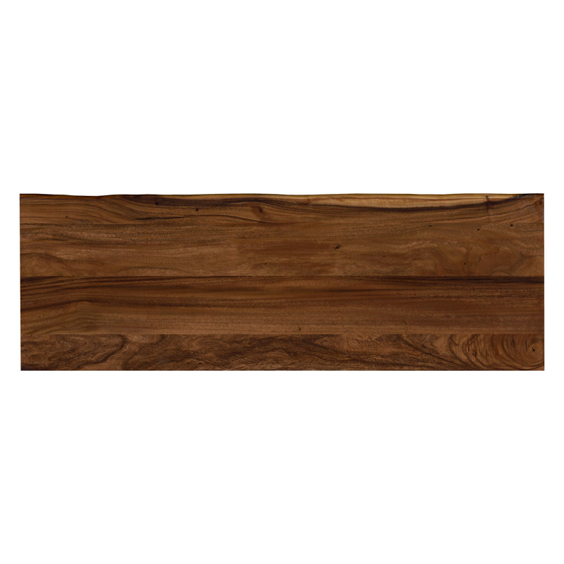 Comptoir en bois massif Saman L 6 pi x P 25 po x 1,5 po, 74" L x 25" W