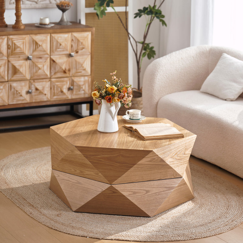 Table basse 36,61 po, Naturel