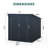 Outdoor Storage Shed With Lockable Double Doors