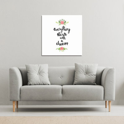 1 Piece Wrapped Canvas Wall Art