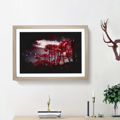 Plum Forest - Picture Frame Graphic Art Print