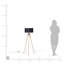 Ackerson Hellbraun Tripod Floor Lamp-1054682779