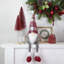 Glittered Red and White Sisal Tabletop Christmas Tree-76031325