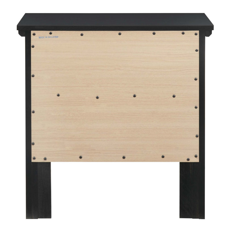 Table de chevet élégante, Noir, noir, noir, noir