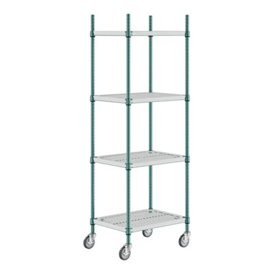 Mirmande Metal Shelving Unit with Wheels