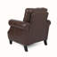 Fauteuil d'appoint à accoudoirs roulés