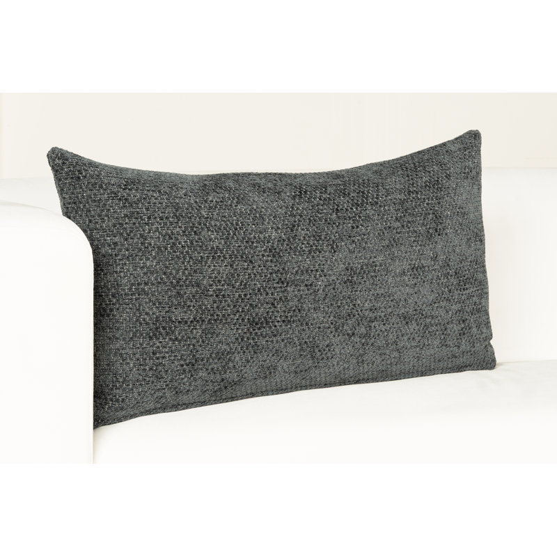 Coussin Serenity, 26 po x 14 po, polyester, Bleu foncé
