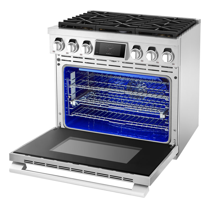 36-Inch Gas Pro Range With 6 Burners