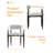 Metal Upholstered Dining Chairs-516735004-500993740