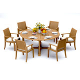 Lagos Outdoor - Piece Teak Dining Set