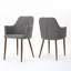 Chaise rembourrée avec pieds en bois-136967008-136967014