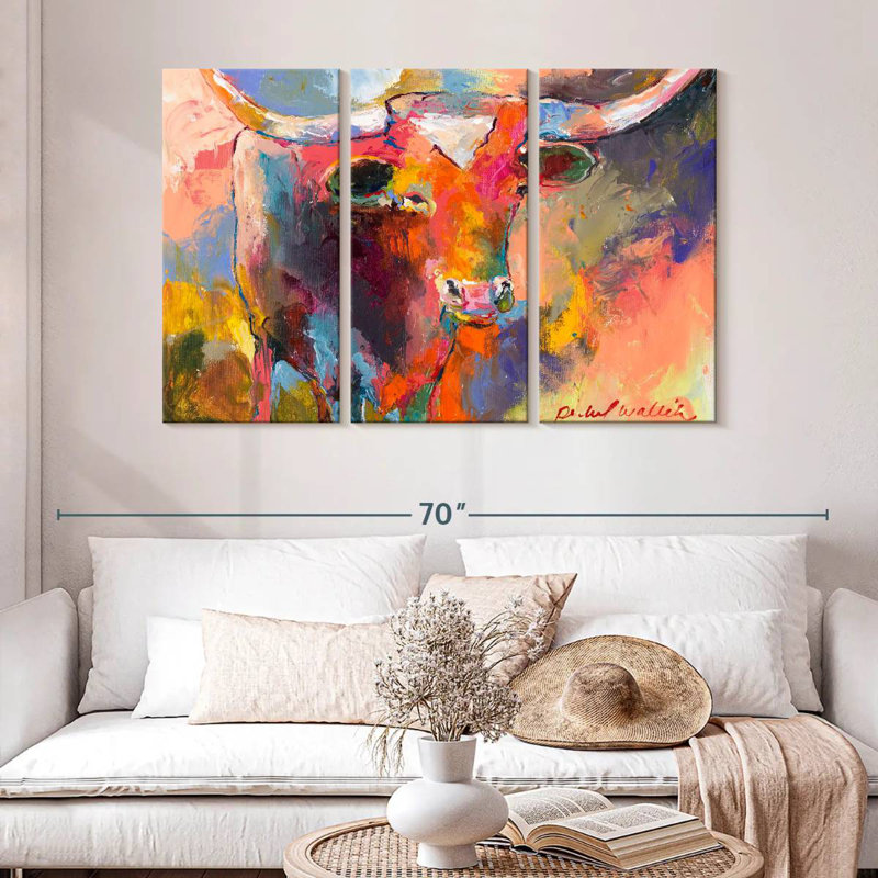 Brampt Steer, 32" H x 50" W