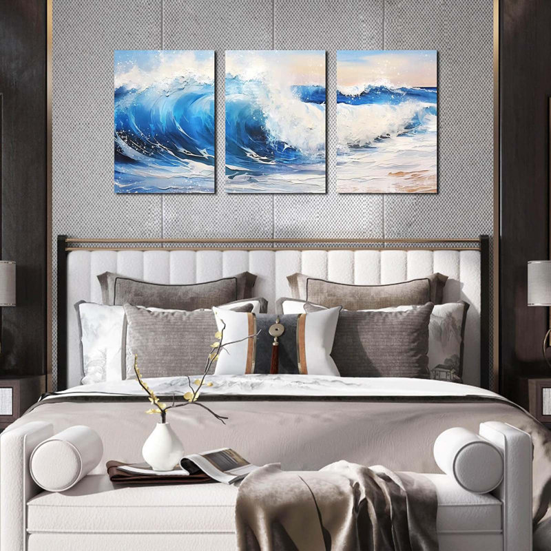 3 Piece Wrapped Canvas Wall Art