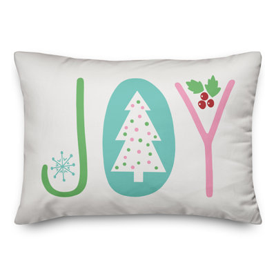 Coussin lombaire coloré Christmas Joy