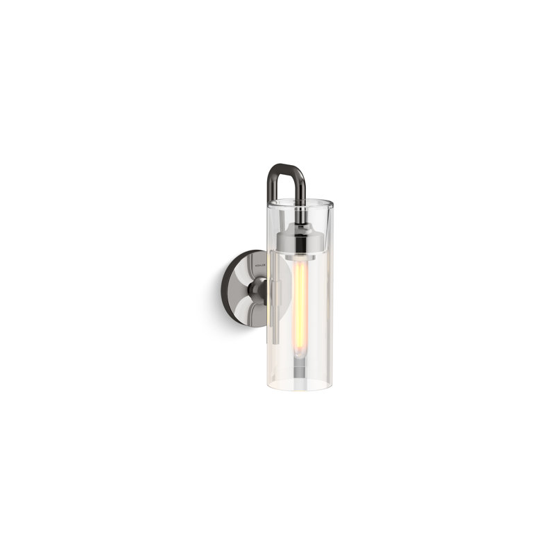 Purist 13.13 In. One-Light Sconce, Titanium