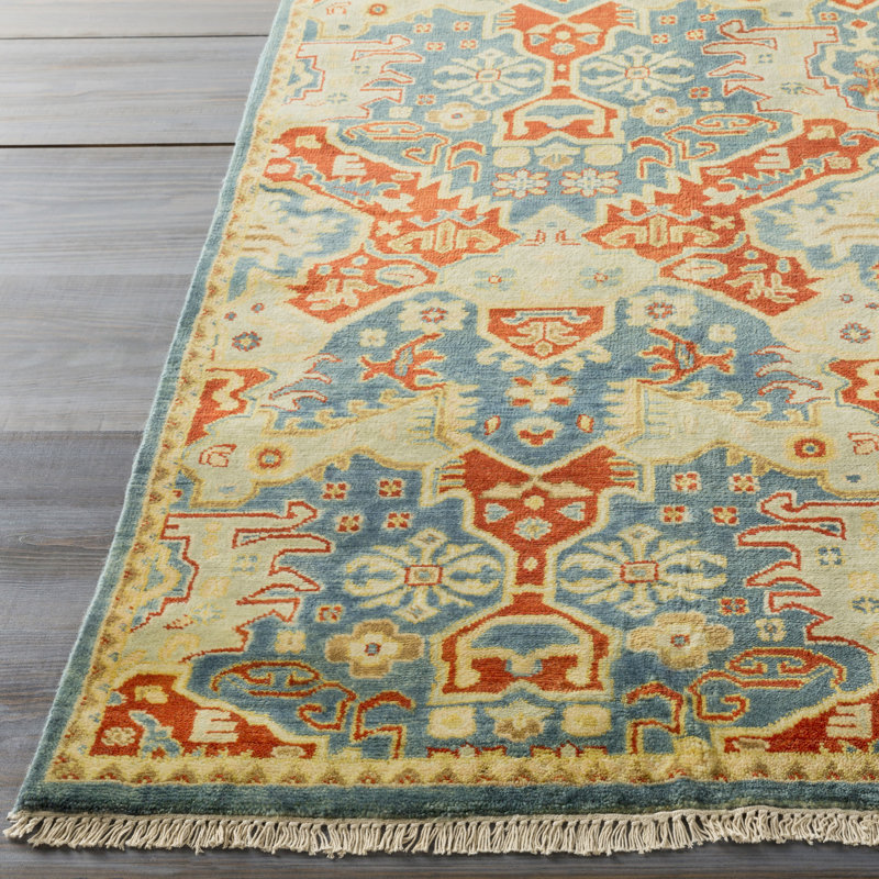 Antolya Wool Oriental Area Rug, Rectangle 2' x 3'