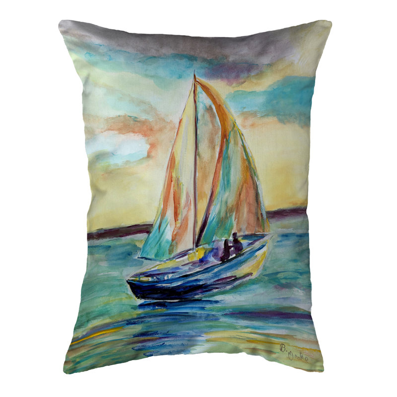 Outdoor Reversible Throw Pillow, 16" x 20"