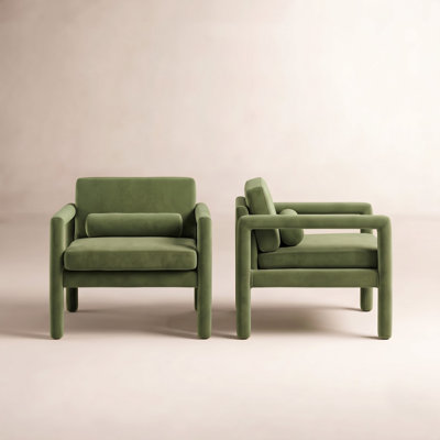 Solaris Velvet Accent Chair