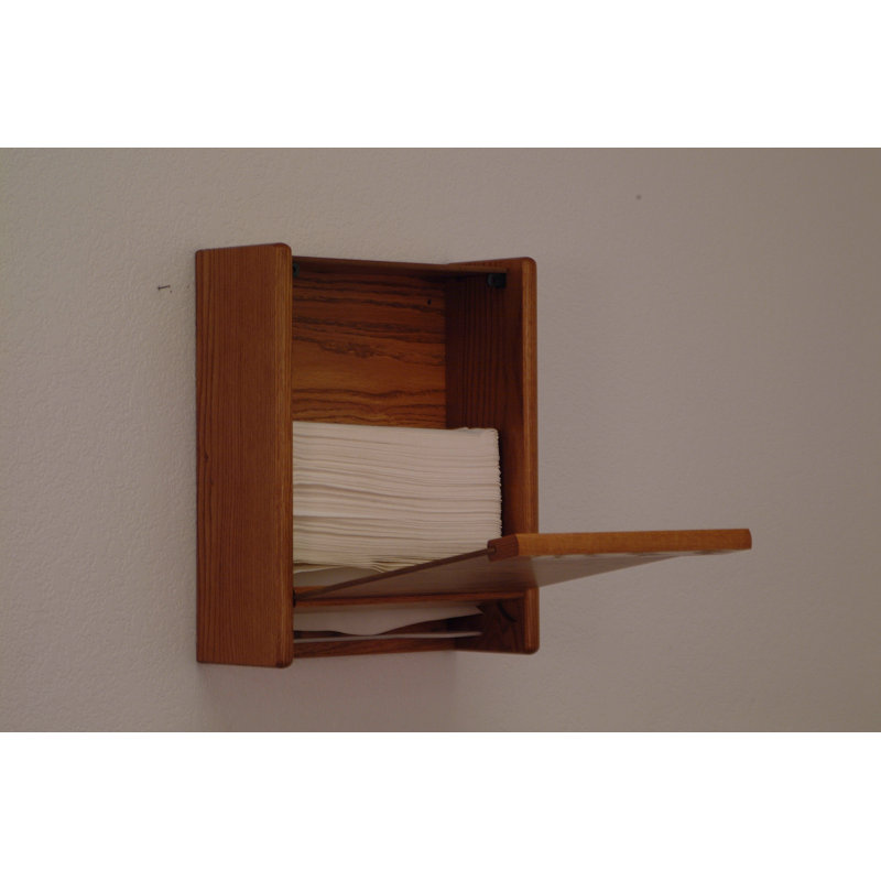 Distributeur de papier essuie-tout, Chêne médium