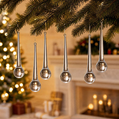 Christmas Decor Pendants Christmas Tree Pendants Window And Shopping Center Christmas Decorative Items Mirror Color Decorations