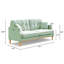 Canapé Living Space 3 places avec tissu imperméable, port de charge USB-1715359985