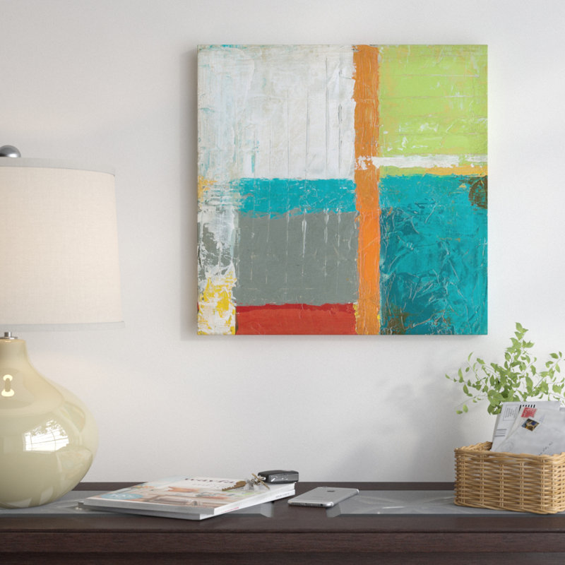 « urban impact ii », reproduction d’art sur toile, H 26 po x l 26 po x P 1,5 po