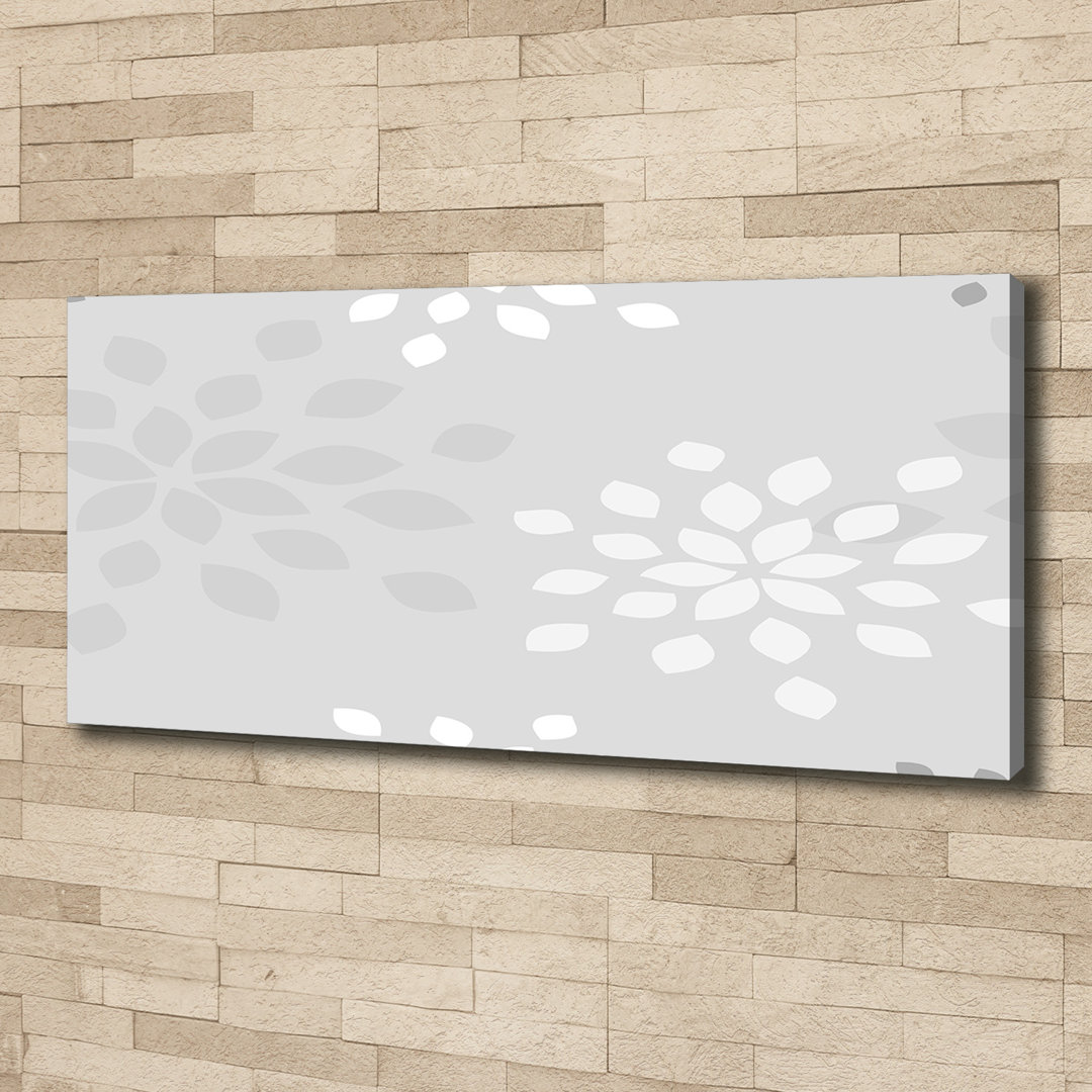 Leinwanddruck - Wandkunst - Drucke auf Leinwand - 125X50 Bild Bildthema: Florales Muster