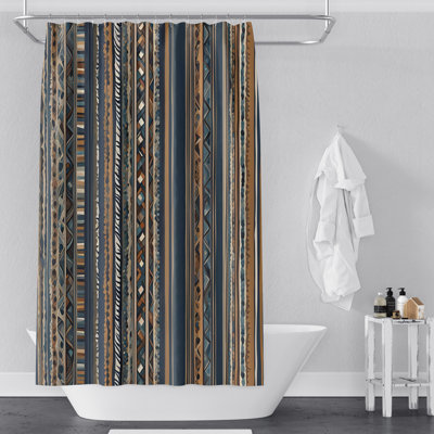 Rideau de douche à rayures Ennu