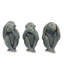 Celadon Ceramic 3 Piece Figurine Set