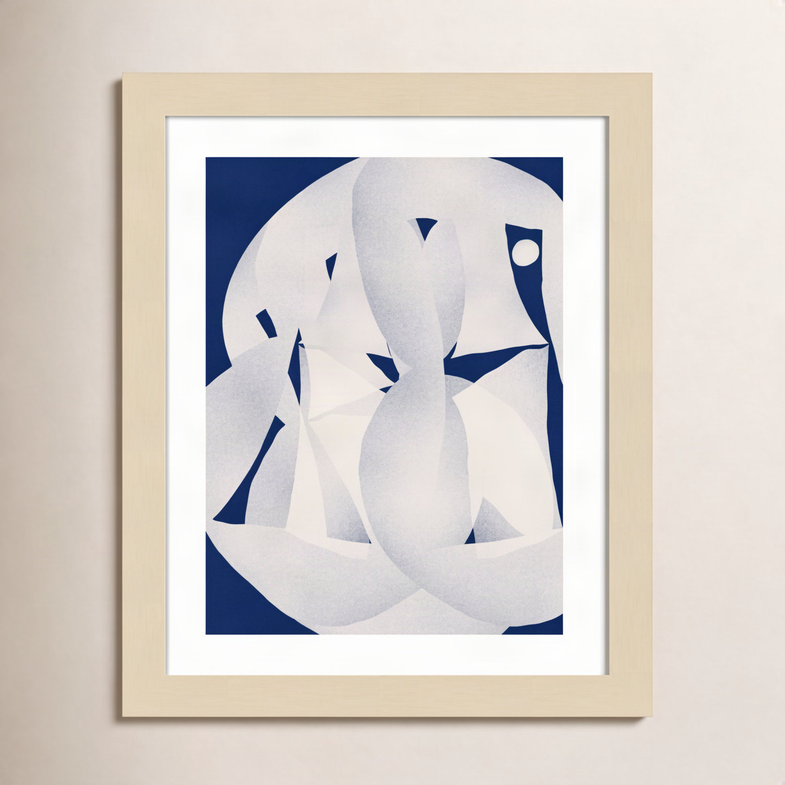 Louella "Paper Sculpture Abstract" Print, Brown, 13" H x 11" W