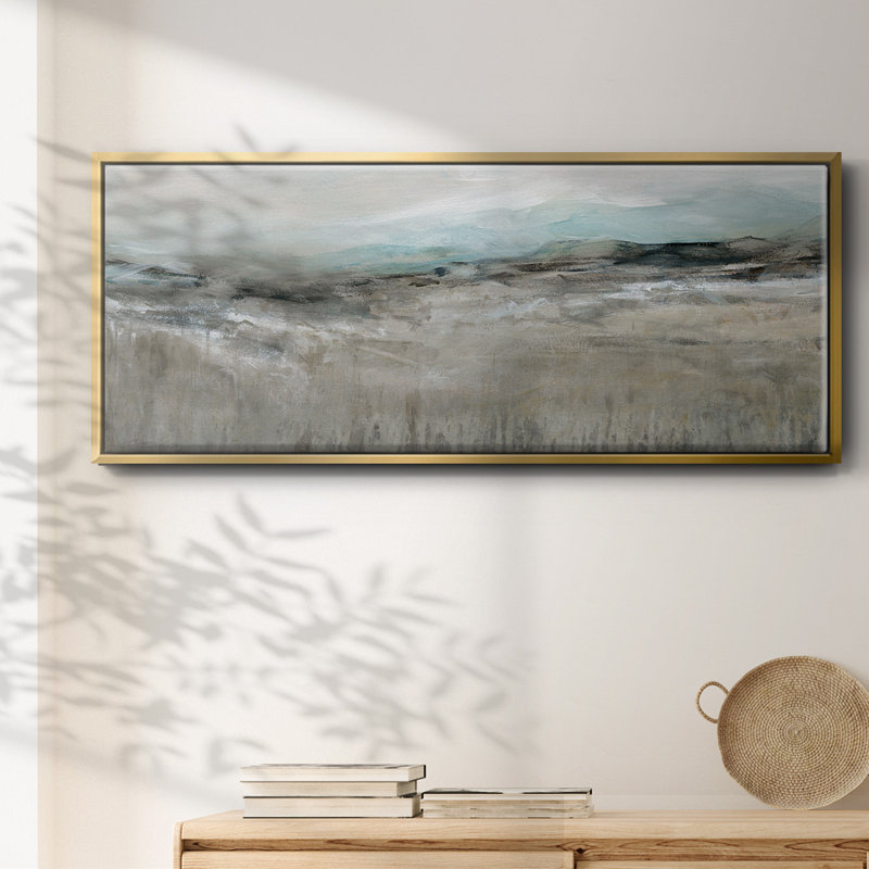 Distant Foothills- Framed Canvas