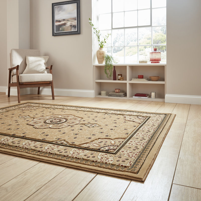 Brandonville Beige Rug, Rectangle 160cm x 230cm