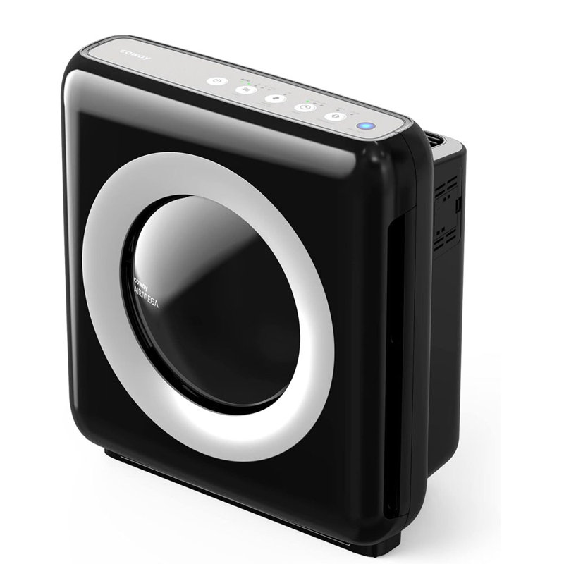Airmega AP-1512HH True HEPA Air Purifier with Air Quality Monitoring, Auto Mode, Timer, Filter Indicator, Eco Mode, Black
