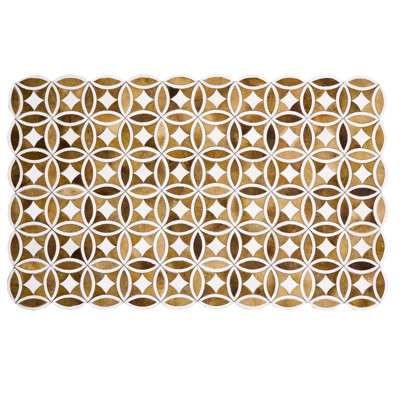 Mocha Kyoto Hair On Hide Rug