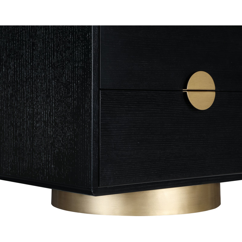 Table de chevet Wade, Noir