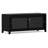 Cosmopolitan 48"W Solid Wood Contemporary TV Stand for TVs up to 55" with 2 Sliding Tempered Glass Doors and Adjustable Shelves-554744064
