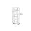 Étagère en métal H 71,65 "x l 33,46" Zoraida