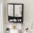 23.62"Modern Arched Glass Double-Door Bathroom Cabinet-1073545365