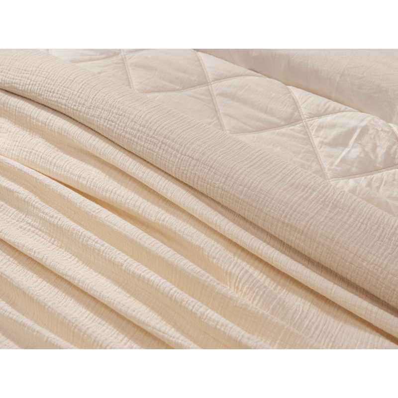 Topanga Matelasse Blanket, Undyed, King