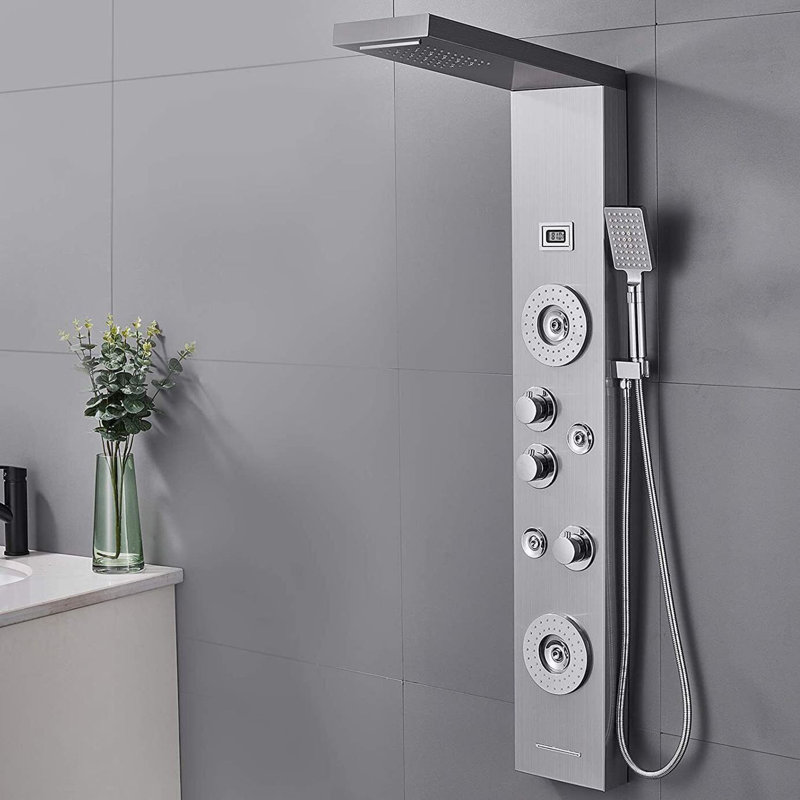 44'' Shower Panel with Fixed Shower Head