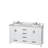 Sheffield 60" Freestanding Double Bathroom Vanity with Marble Top with Medicine Cabinets-70575324-70575327-86051063