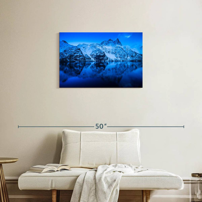 Alvord Blue Mountainscape, 20" H x 30" W