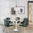 1-light Ribbed Glass Single Pendant-1277257773
