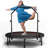 YC 40Inch Foldable Trampoline With Handle-Premium-Elastic -Black