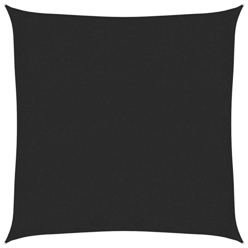 Pesotum 3.6m x 3.6m Square Shade Sail, Black