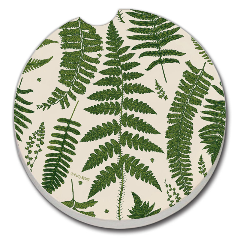 Sous-verre Dakota Fields Natural Ferns