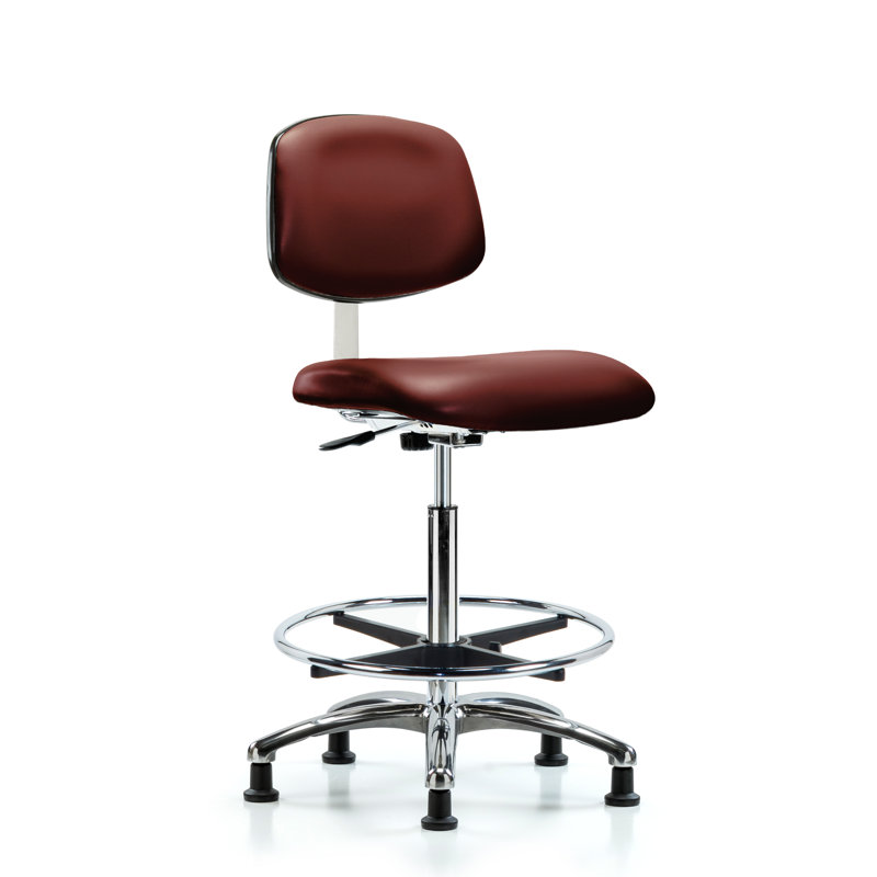 Pawsner Vinyl Task Chair, Borscht, Glides